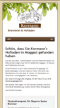 Mobile Screenshot of kormann-online.de